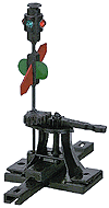 Caboose Industries 204S High Level Switch Stand .190" Travel Sprung w/ Lantern & Targets NIB