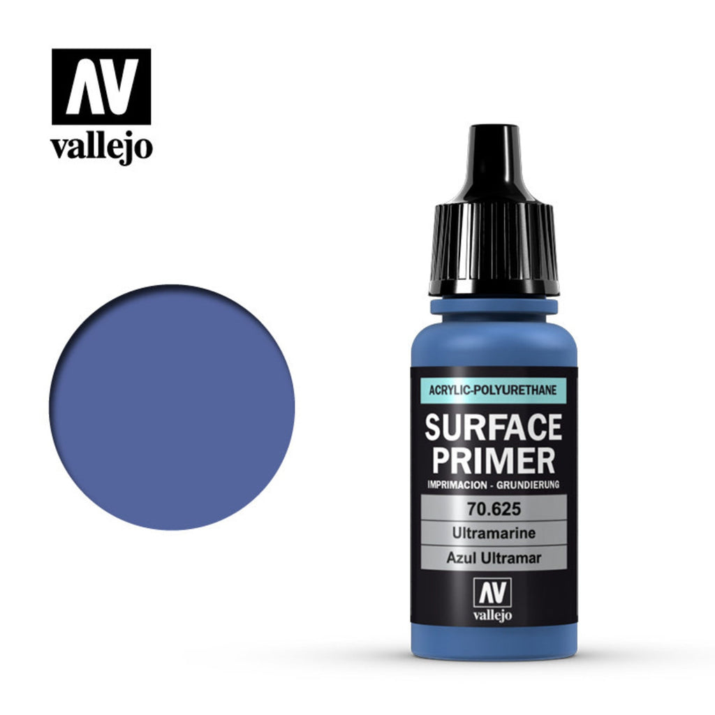 Vallejo 70625 Surface Primer Ultramarine Acrylic Polyurethane 17mL NIB