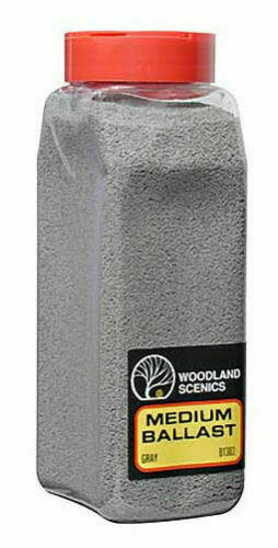 Woodland Scenics Medium Ballast Gray Shaker 57.7 in3 (945 cm3)