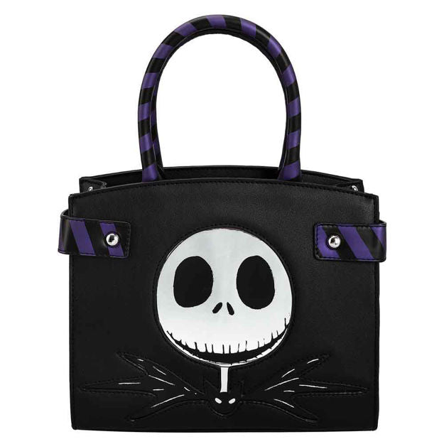 Nightmare Before Christmas Jack Metallic Print Handbag