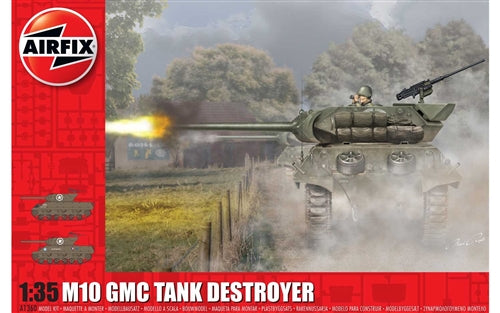 Airfix M10 GMC Tank Destroyer 1/35 Scale Plastic Model Kit