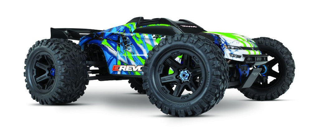 Traxxas E-Revo 2 VXL Brushless 1:10 Scale RC Truck Green