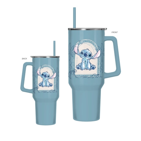 Disney Aloha Stitch Framed Seated Pose 40oz Stainless Steel Tumbler