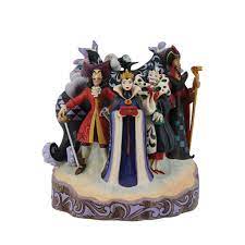 Disney Villains "Mischief, Malice and Mayhem" Carved By Heart Jim Shore