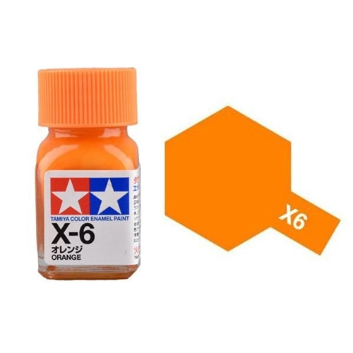 Tamiya Enamel EX-6 Orange Mini Bottle 10mL (1/3oz)