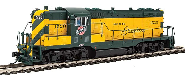 Walthers Proto HO EMD GP7 Chicago & North Western C&NW CNW #1520 Yellow Green