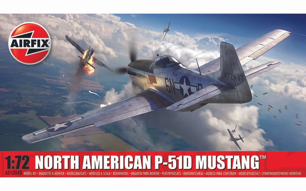 Airfix North American P-51D Mustang 1:72 Scale Plastic Model Kit