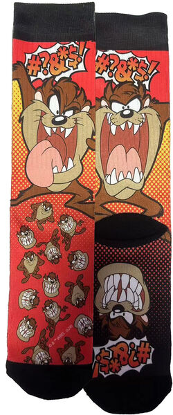 Looney Tunes Taz Socks