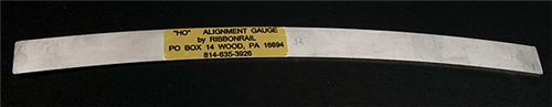 Ribbonrail 1034 HO Curved Track Alignment Gauge 34" Radius 10" Length NIB