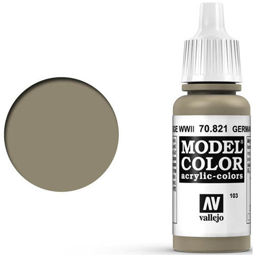 Vallejo 70821 Model Color German Camouflage WWII Acrylic Paint 17mL NI