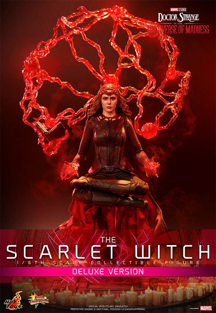 Hot Toys Dr Strange Multiverse of Madness Scarlet Witch Deluxe 1:6 Scale Figure