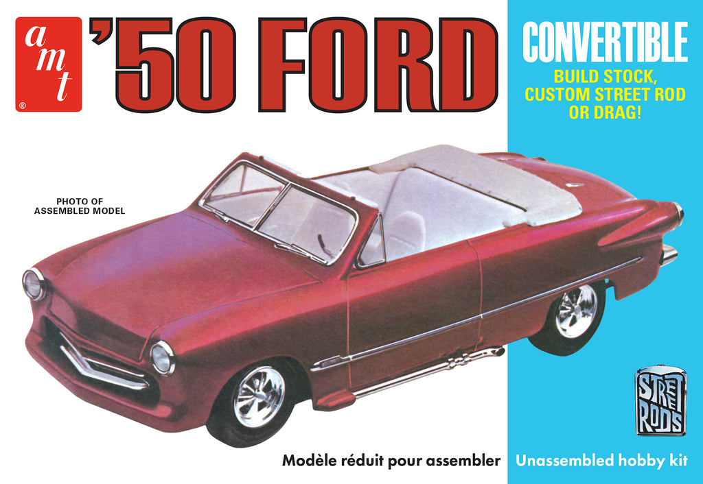 AMT 1950 Ford Convertable Street Rods 1/25 Scale
