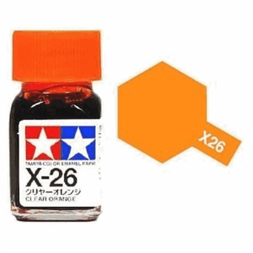 Tamiya Enamel EX-26 Clear Orange Mini Bottle 10mL (1/3oz)