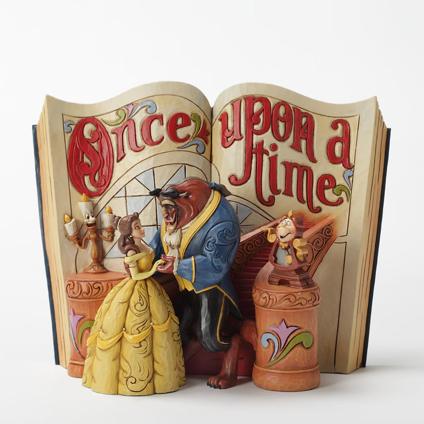 Disney Beauty & The Beast  "Love Endures" Storybook Jim Shore