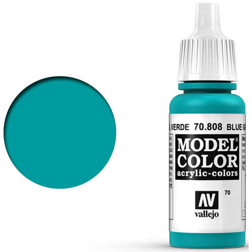 Vallejo 70808 Model Color Green Blue Paint 17mL NIB