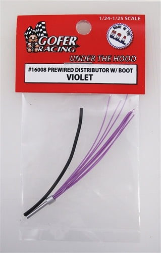 Gofer Racing 16008 Prewired Distributor With Boot Violet 1/24 NIB