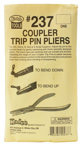 Kadee #237 Coupler Trip Pin Pliers For HO, HOn3 and On3