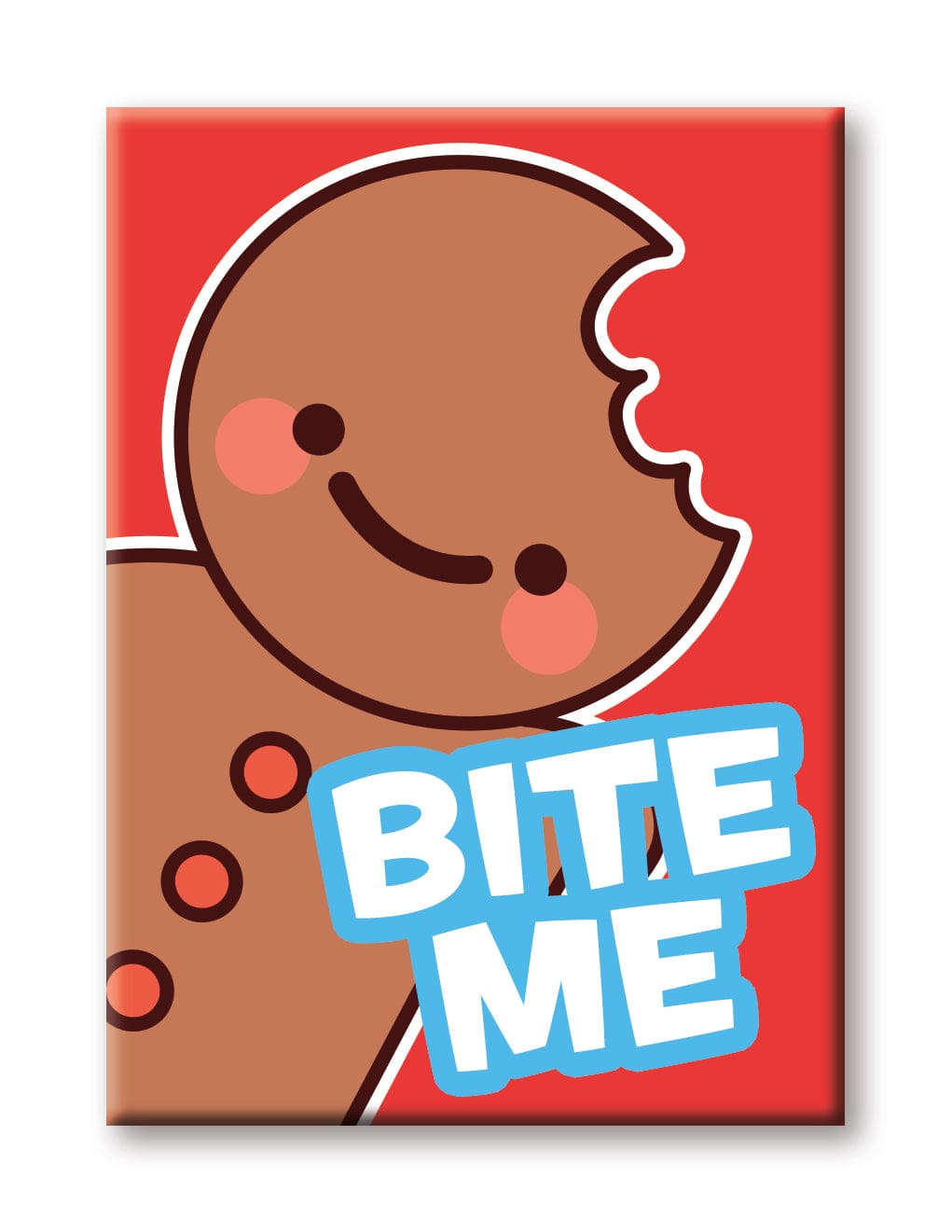 Christmas Bite Me Magnet