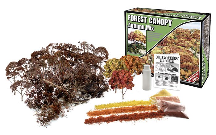 Woodland Scenics HO Forest Canopy Autumn Mix Kit