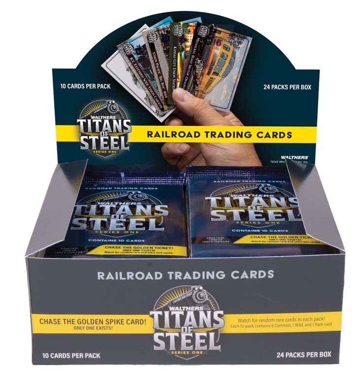 Walthers Titans of Steel Series 1 Railroad Trading Card Pack