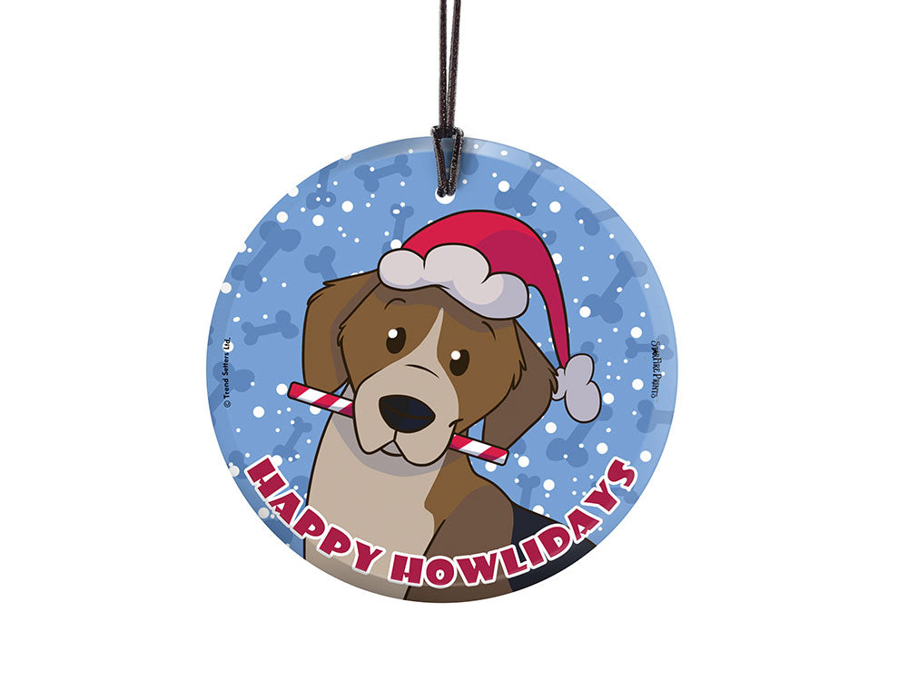 Happy Howlidays Beagle StarFire Ornament