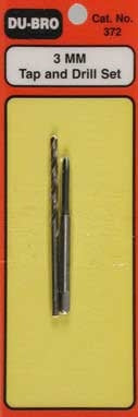 Du-Bro 372 Tap & Drill Set 3mm NIB