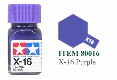 Tamiya Enamel EX-16 Purple Mini Bottle 10mL (1/3oz)