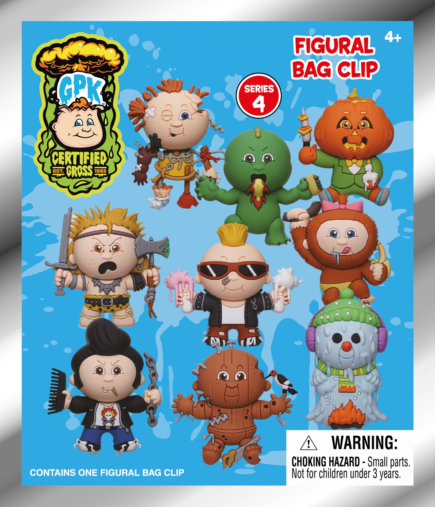 Garbage Pail Kids Series 4 Mystery 3D Foam Bag Clip