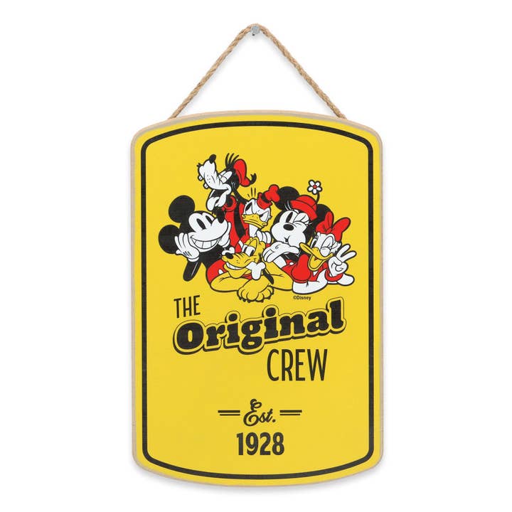 Disney Mickey Mouse & Friends - Original Crew Hanging Wood Wall Decor