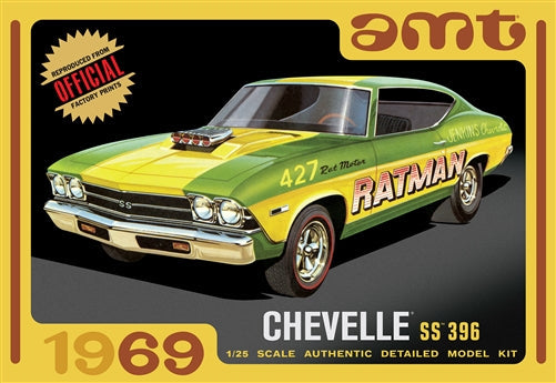 AMT 1969 Chevy Chevelle Hardtop 1:25 Plastic Model Kit