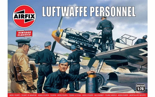 Airfix A00755V Luftwaffe Personnel 1/76 Plastic Model Figures NIB