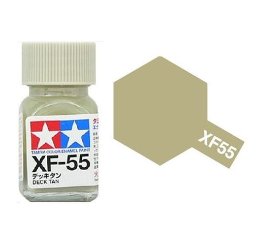 Tamiya Enamel EXF-55 Deck Tan Mini Bottle 10mL (1/3oz)