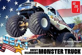 AMT  USA-1 Silverado Monster Truck 1:25 Plastic Model Kit