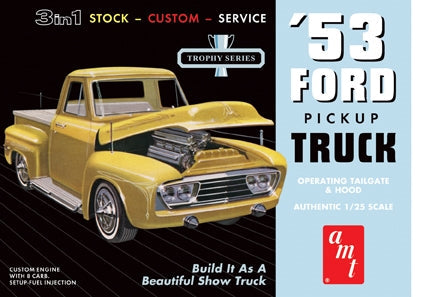 AMT 1953 Ford Pickup Truck 1:25 Plastic Model Kit (Level 2)