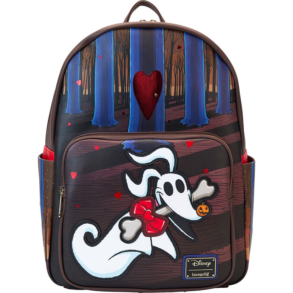 Loungefly Nightmare Before Christmas Zero in Holiday Forest Full-Size Backpack