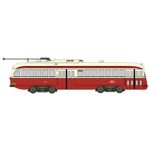 Bowser 12909 HO PCC Kansas City Body Trolley, Standard DC, Toronto #4750