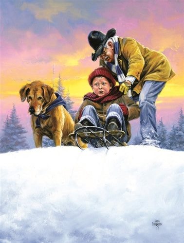 Sunsout Grandpa's Idea 500 Piece Puzzle Art by Jack Sorenson