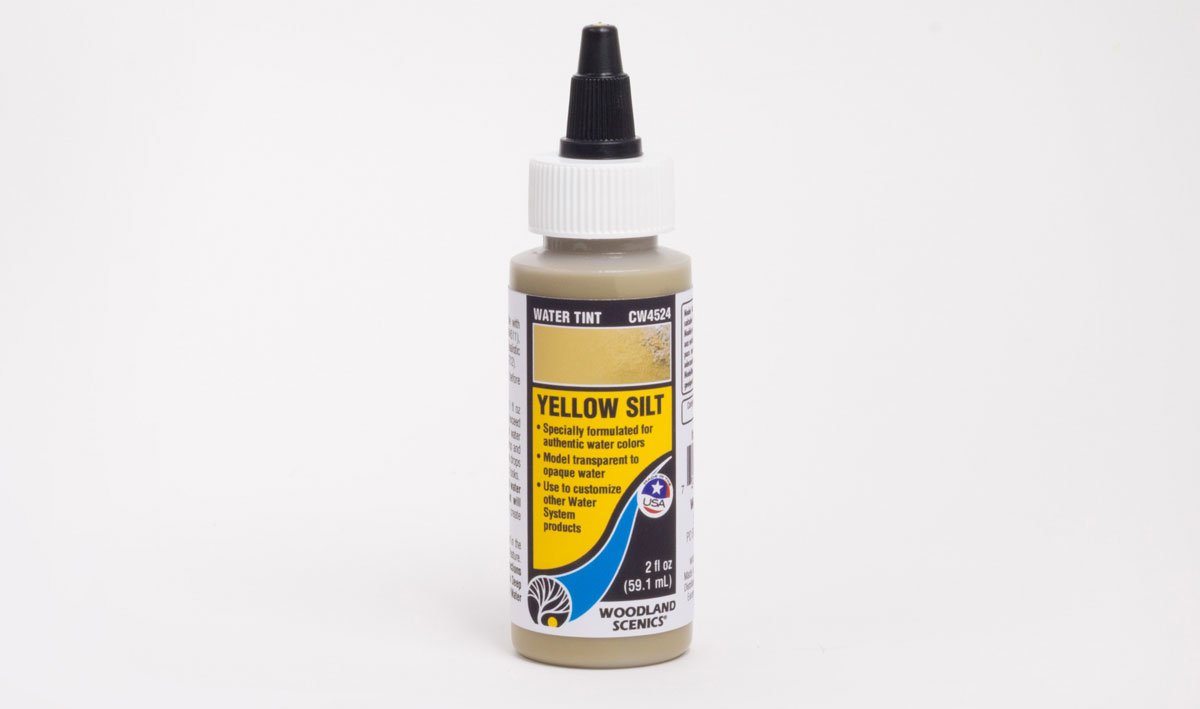 Woodland Scenics Water Tint Water System Yellow Silt 2oz 59.1mL