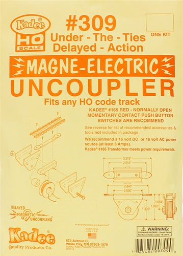 Kadee #309 Magne-Matic Under-the-Ties Electric Uncoupler Fits Any Code Rail