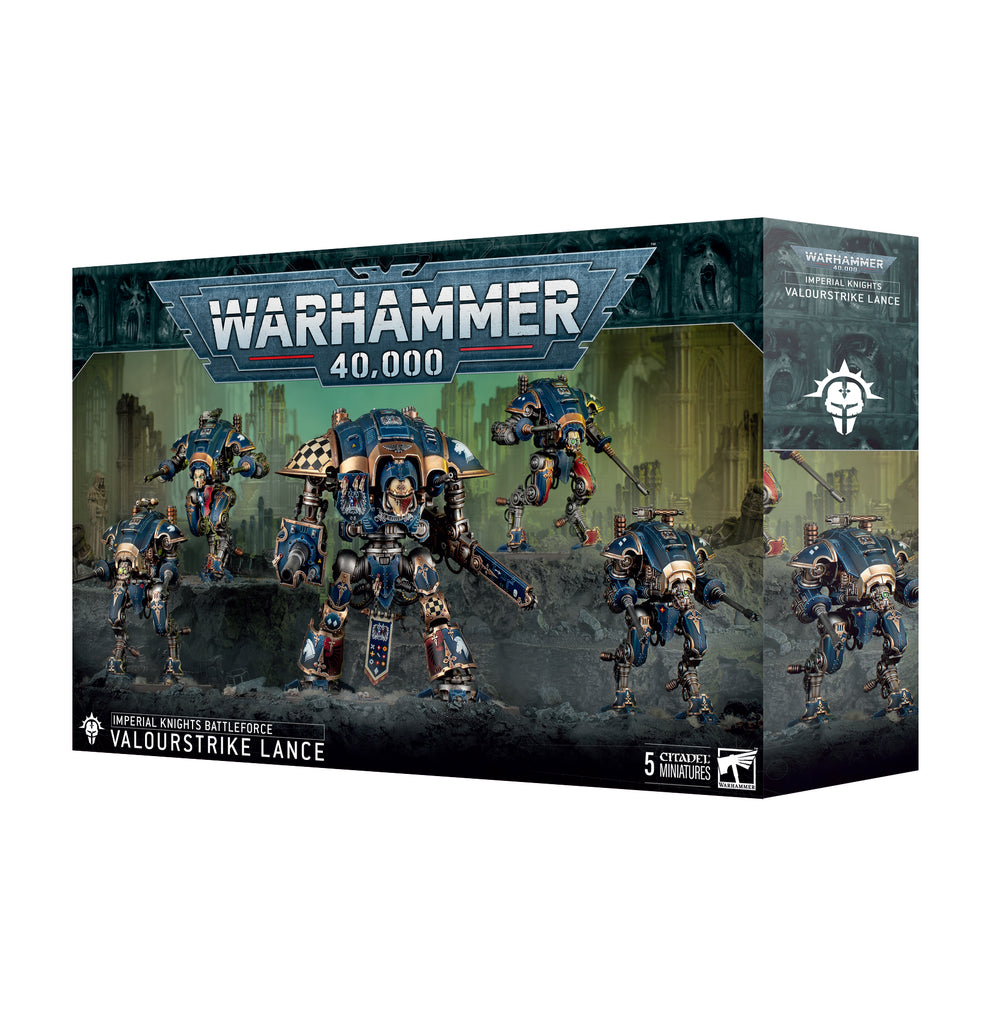 Warhammer 40,000: Imperial Knights Valourstrike Lance Battleforce Box