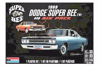 Monogram 1969 Dodge Superbee 2n1 1/24 Plastic Model Kit
