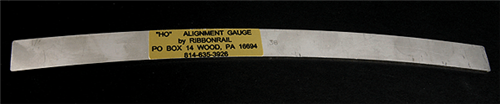 Ribbonrail 1036 HO Curved Track Alignment Gauge 36" Radius 10" Length NIB