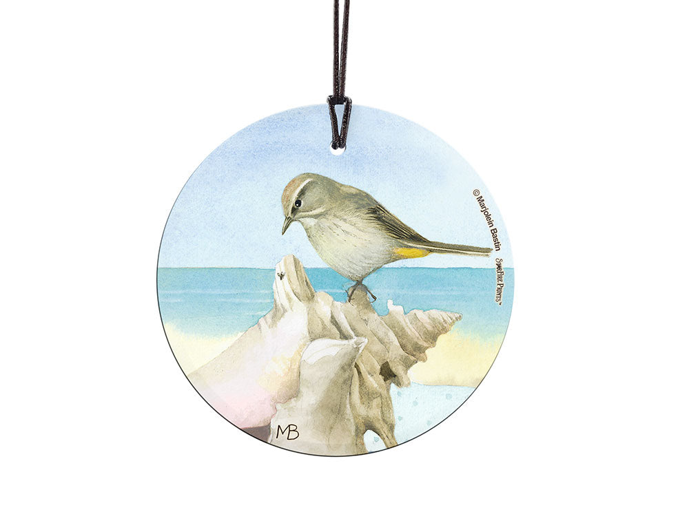 Marjolein Bastin Bird and Shell Starfire Ornament