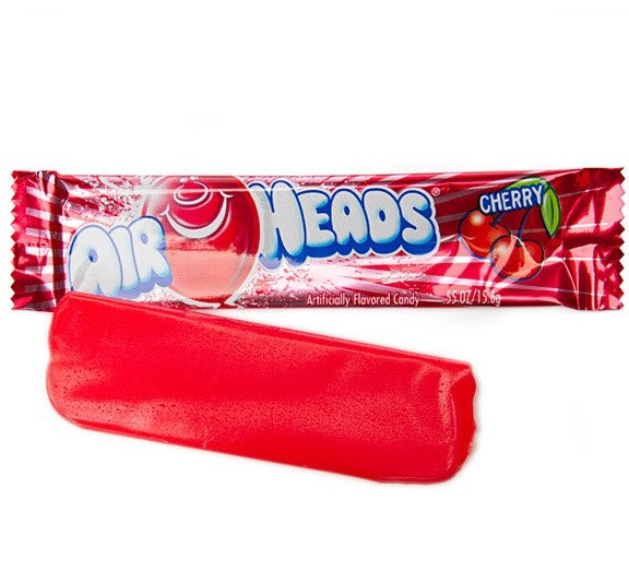 AirHeads Cherry Taffy Candy Bar 15.6g