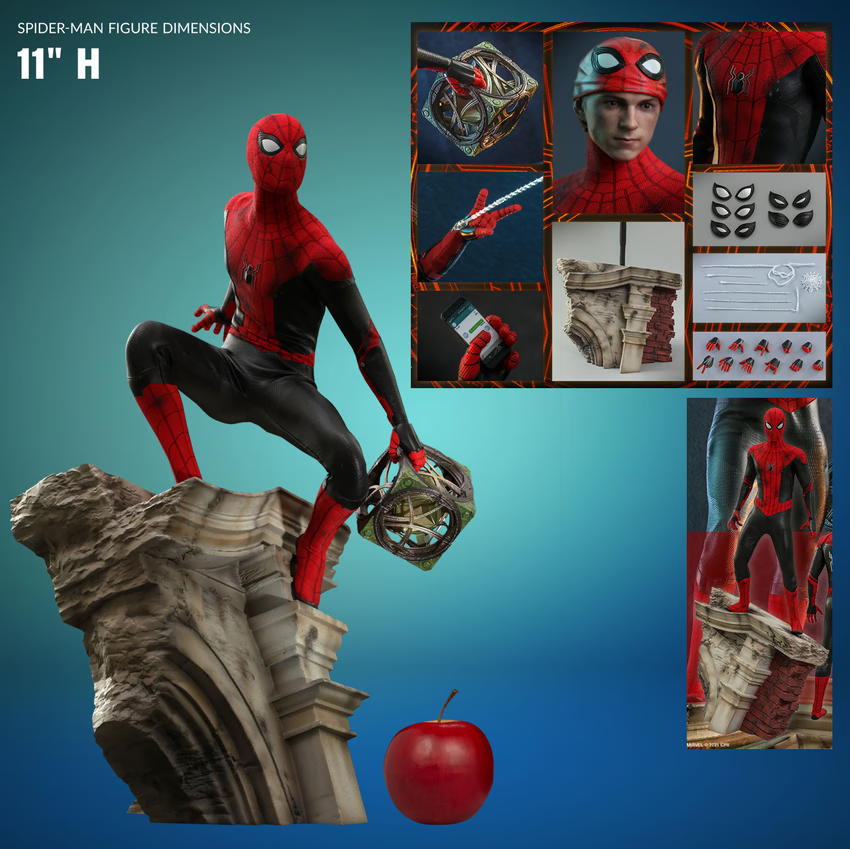 Hot Toys - Spider-Man No Way Home Battling Version 1/6 Scale Figure