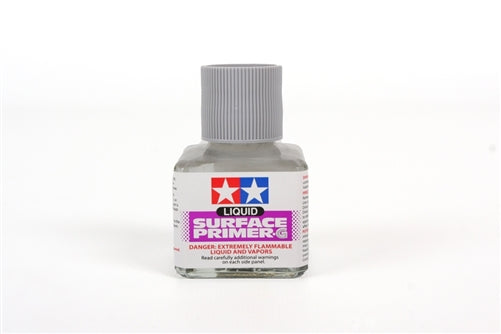 Tamiya 87075 Liquid Surface Primer Light Gray 40ml NIB