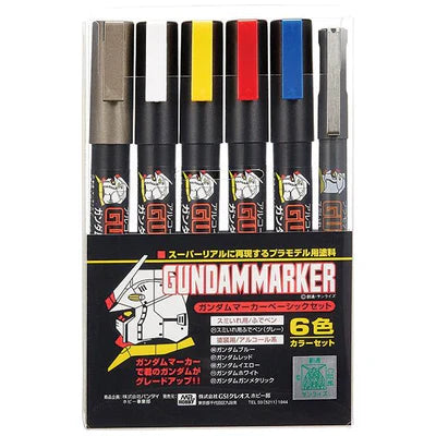 Mr. Hobby Gundam Marker Basic 6pk Set