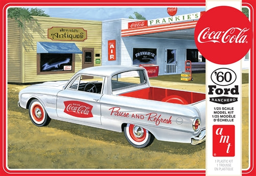 AMT 1960 Ford Ranchero w/ Coke Chest (Coca-Cola) 1:25 Plastic Model Kit