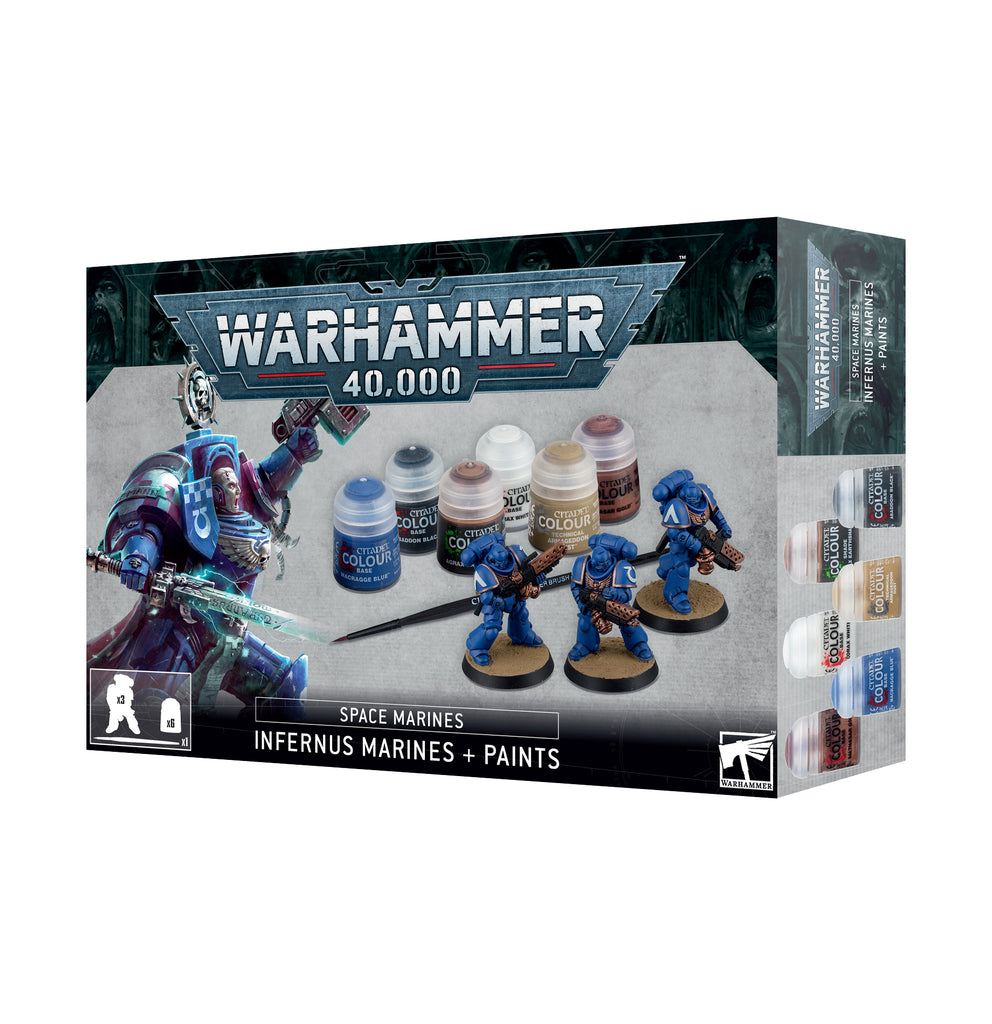 Warhammer 40,000: Infernus Marines & Paints Set