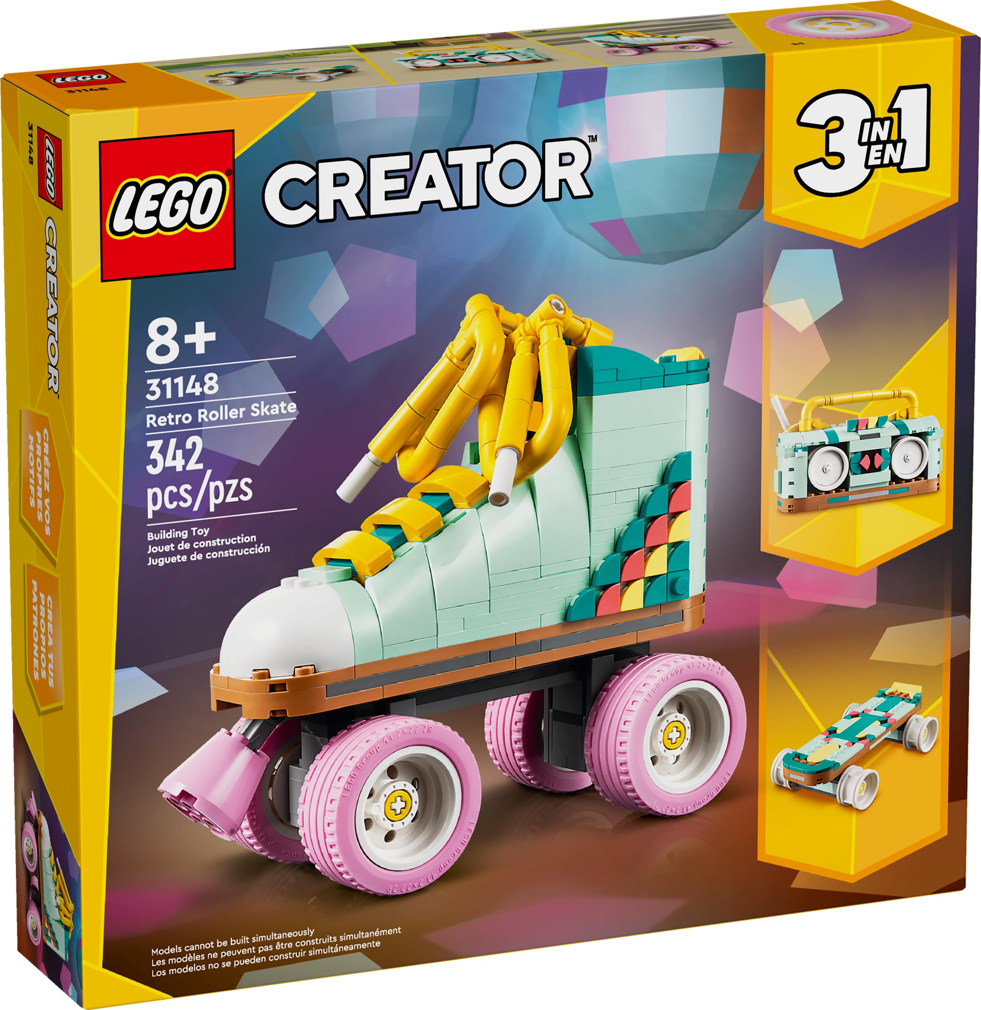 LEGO Creator 3in1 Retro Roller Skate